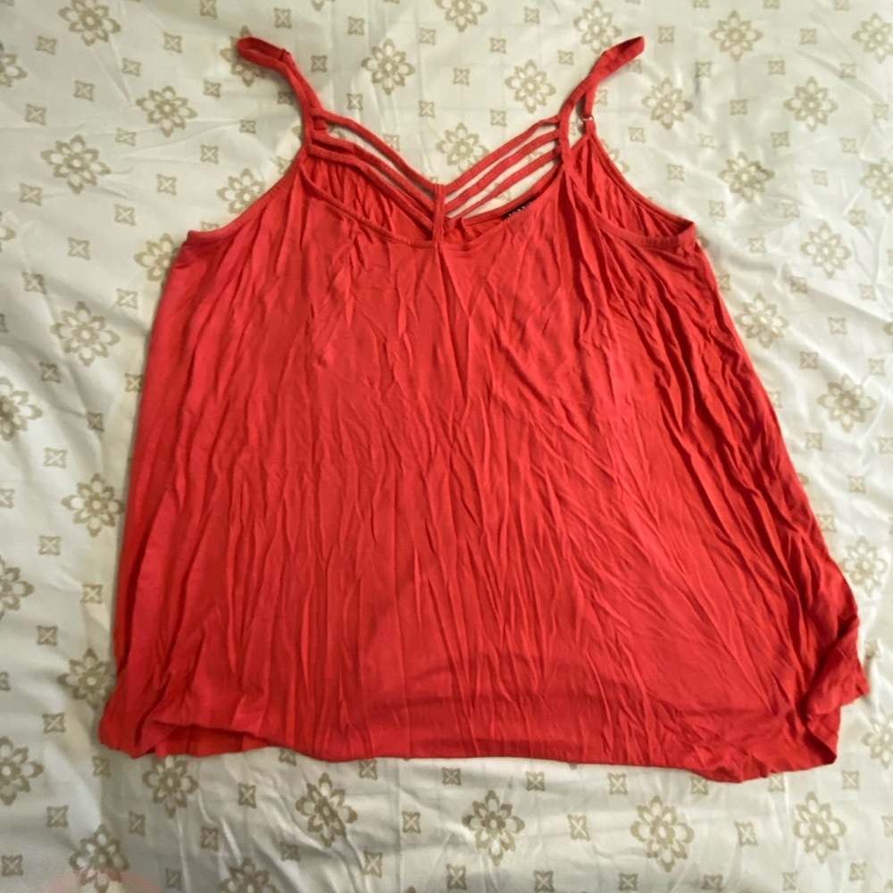 Coral tank top plus size